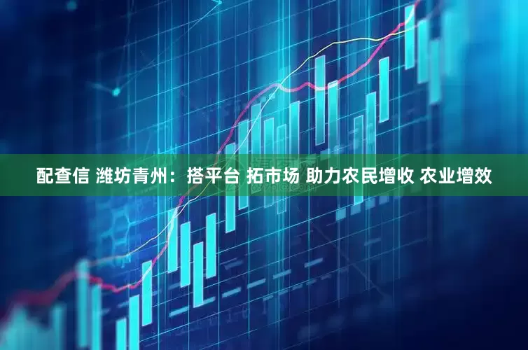 配查信 潍坊青州：搭平台 拓市场 助力农民增收 农业增效